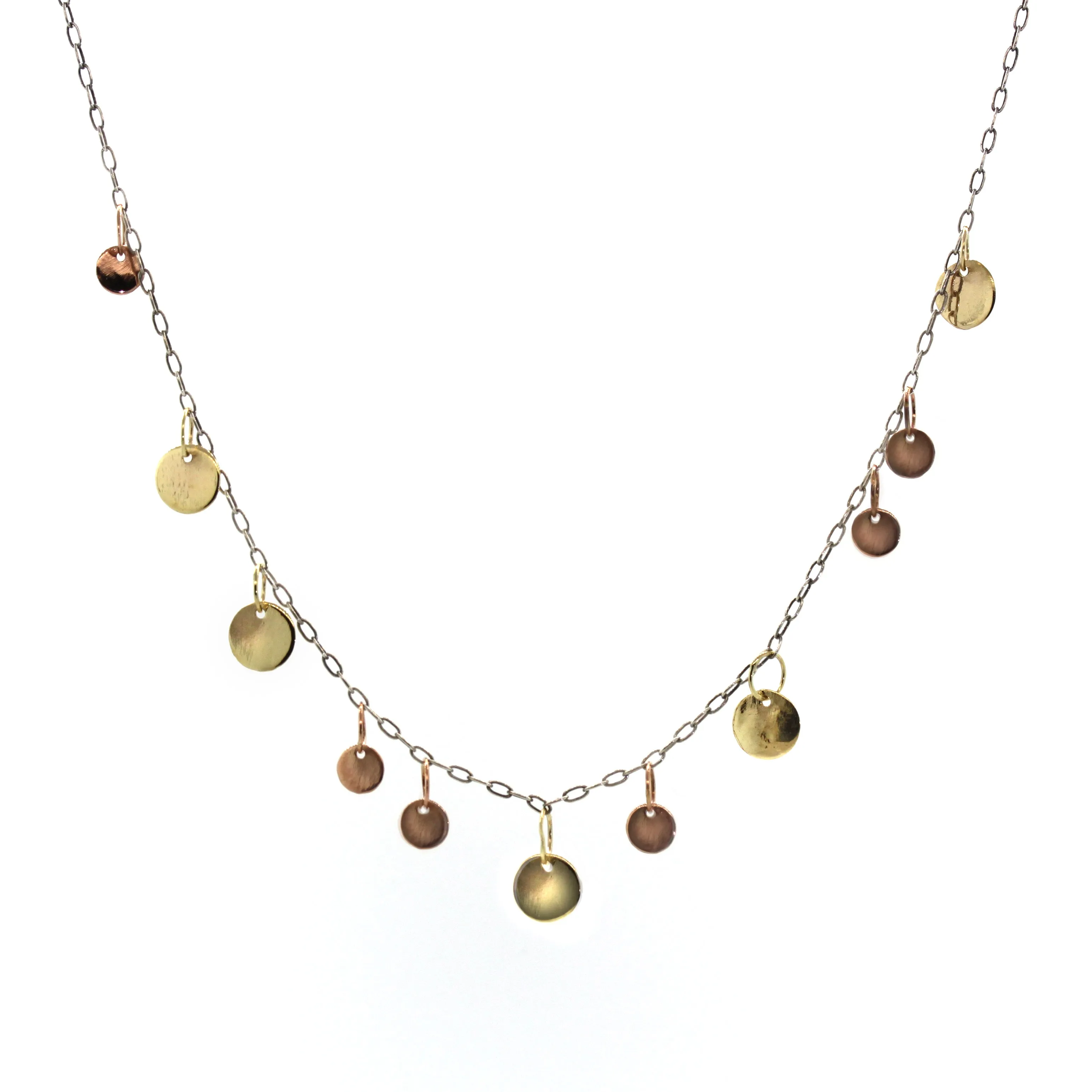 Gold Disc Necklace