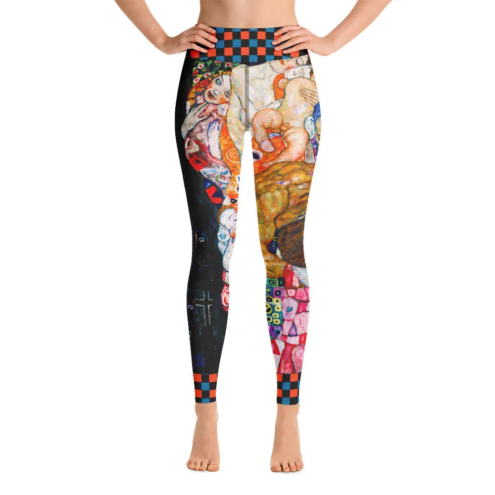 Gustav Klimt's "Death and Life" Yoga Leggings