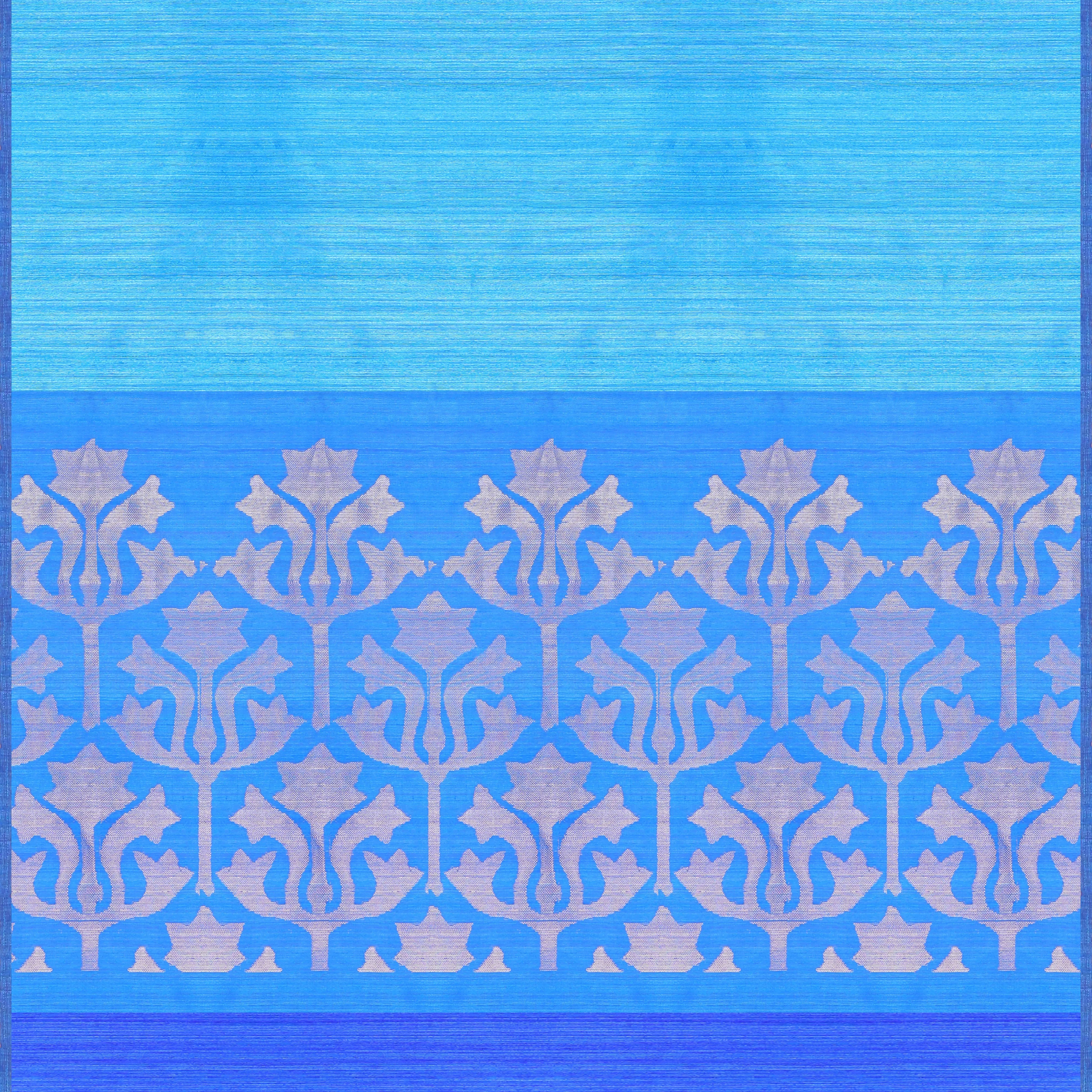 Handwoven Blue Matka Silk Saree - 1229T003872DSC