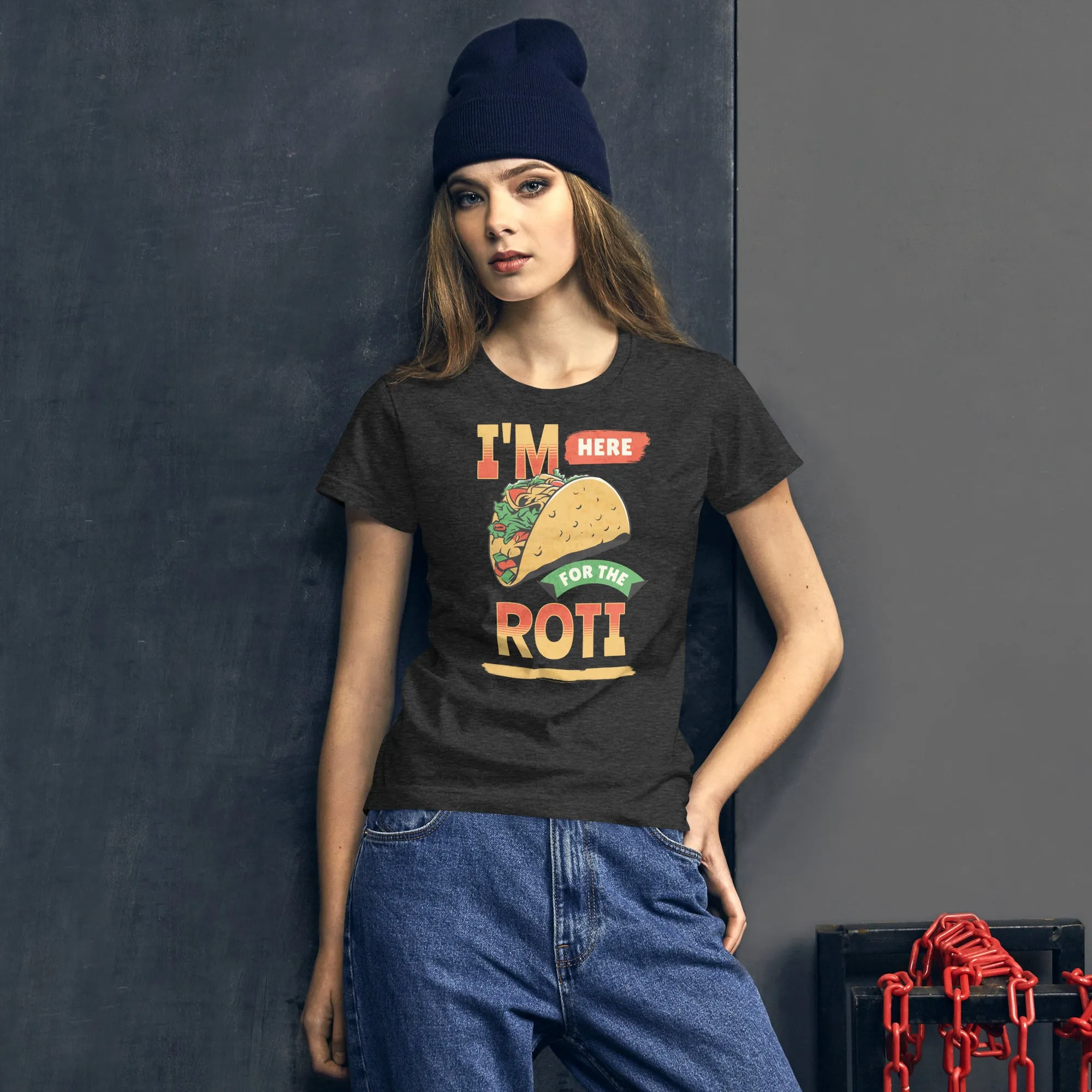 Here for roti Women's short sleeve t-shirt