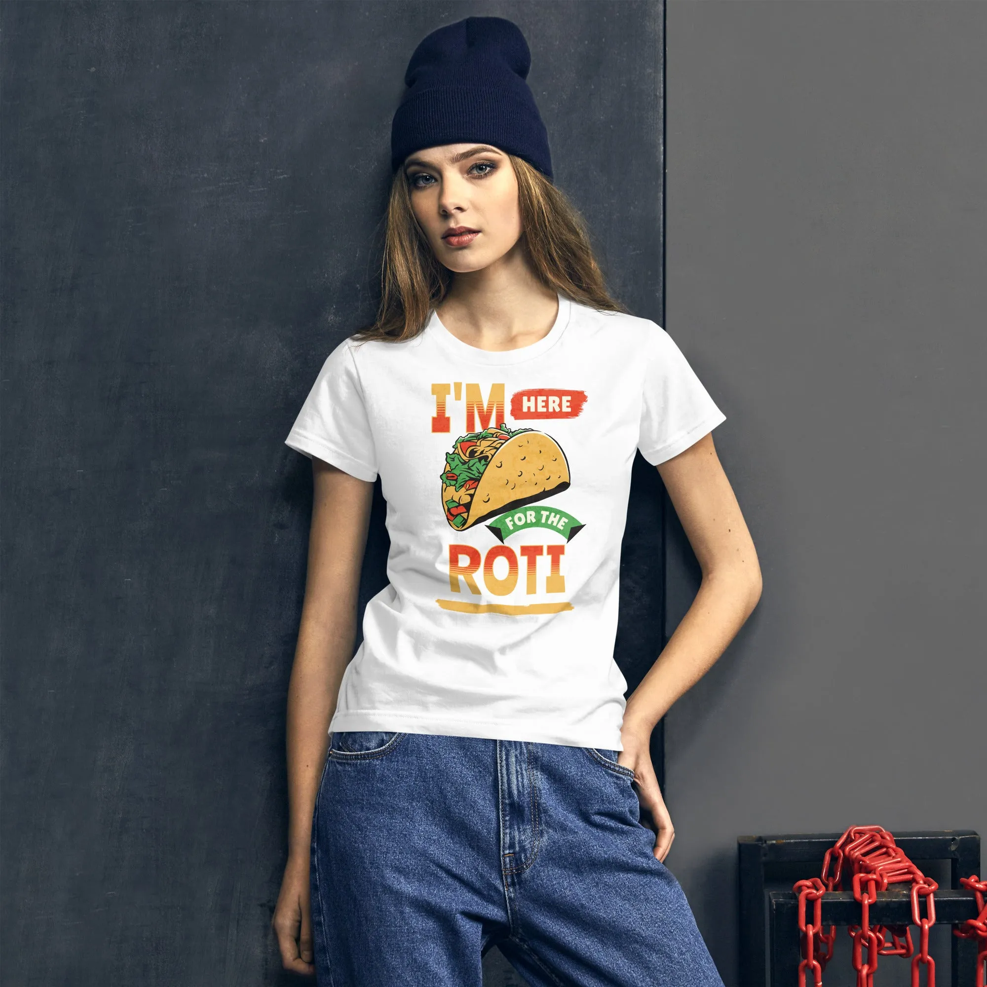 Here for roti Women's short sleeve t-shirt