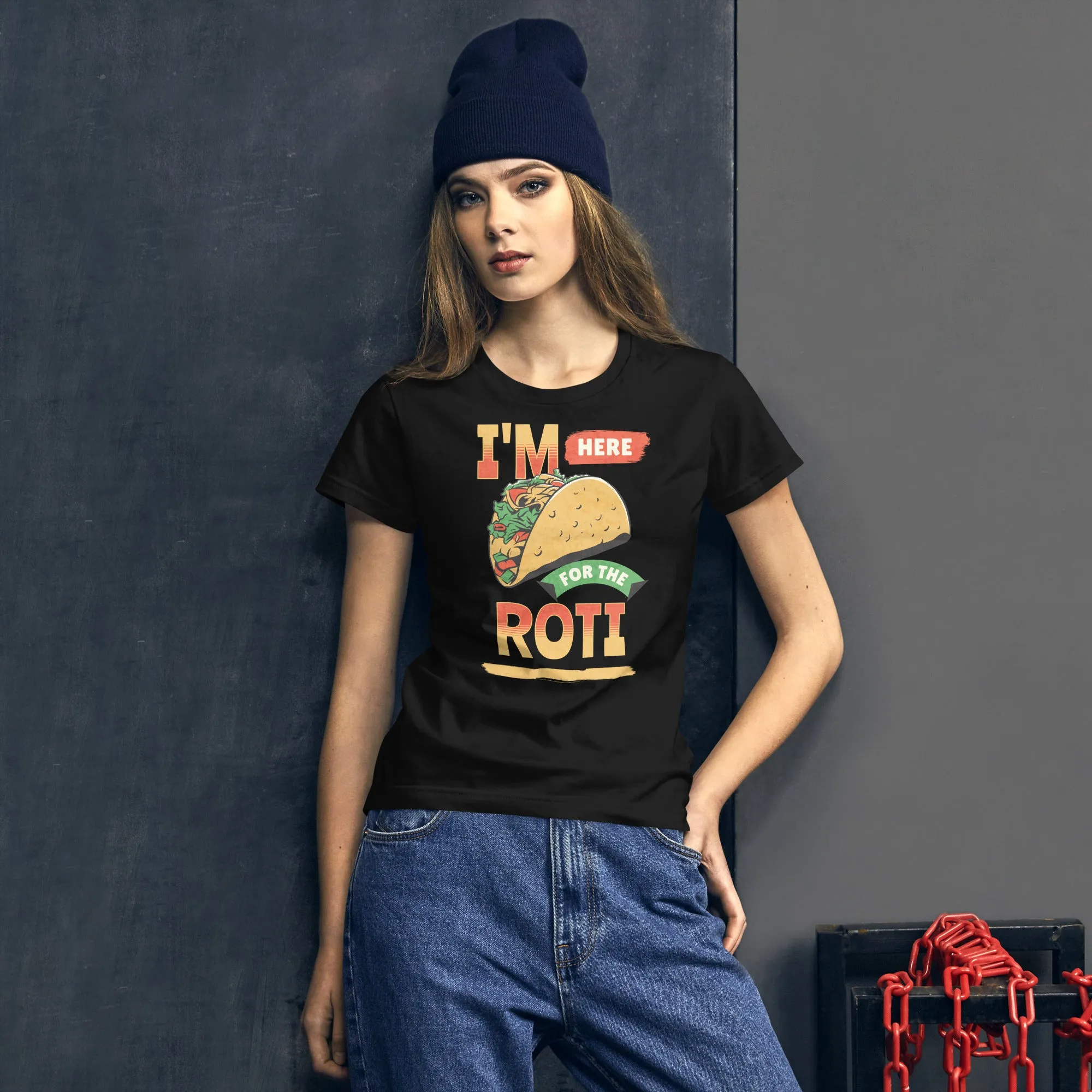 Here for roti Women's short sleeve t-shirt