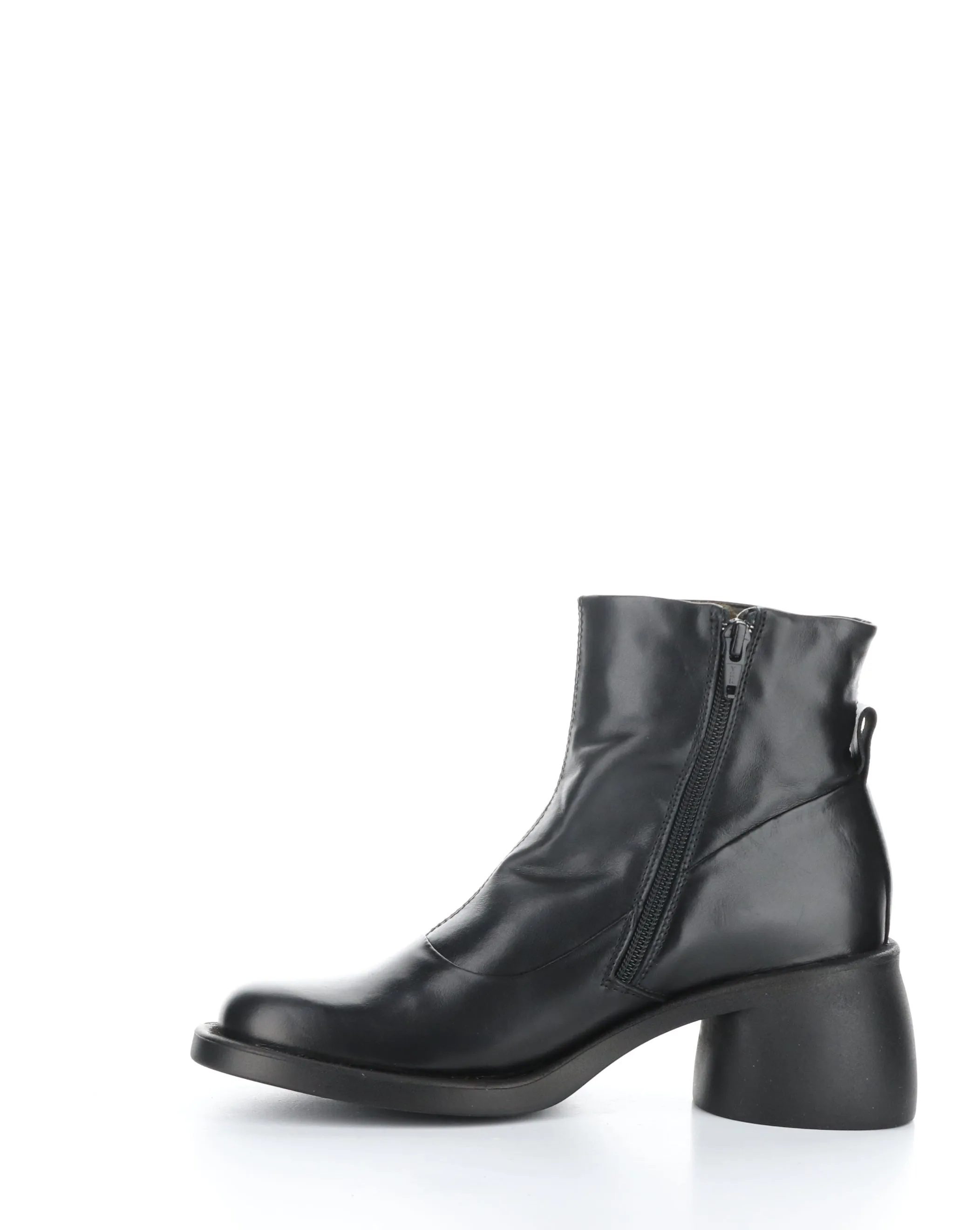 HINT003FLY 000 BLACK Round Toe Boots