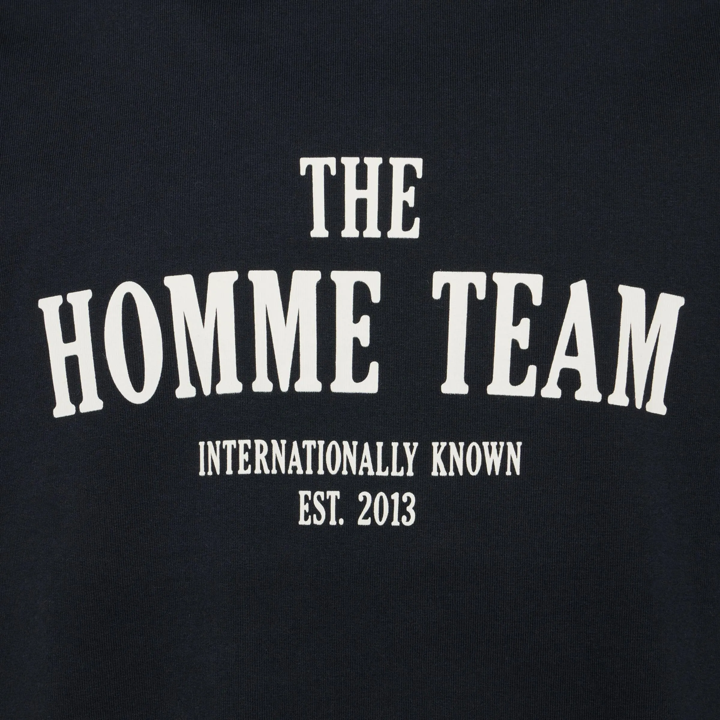 HOMME TEAM TEE BLACK