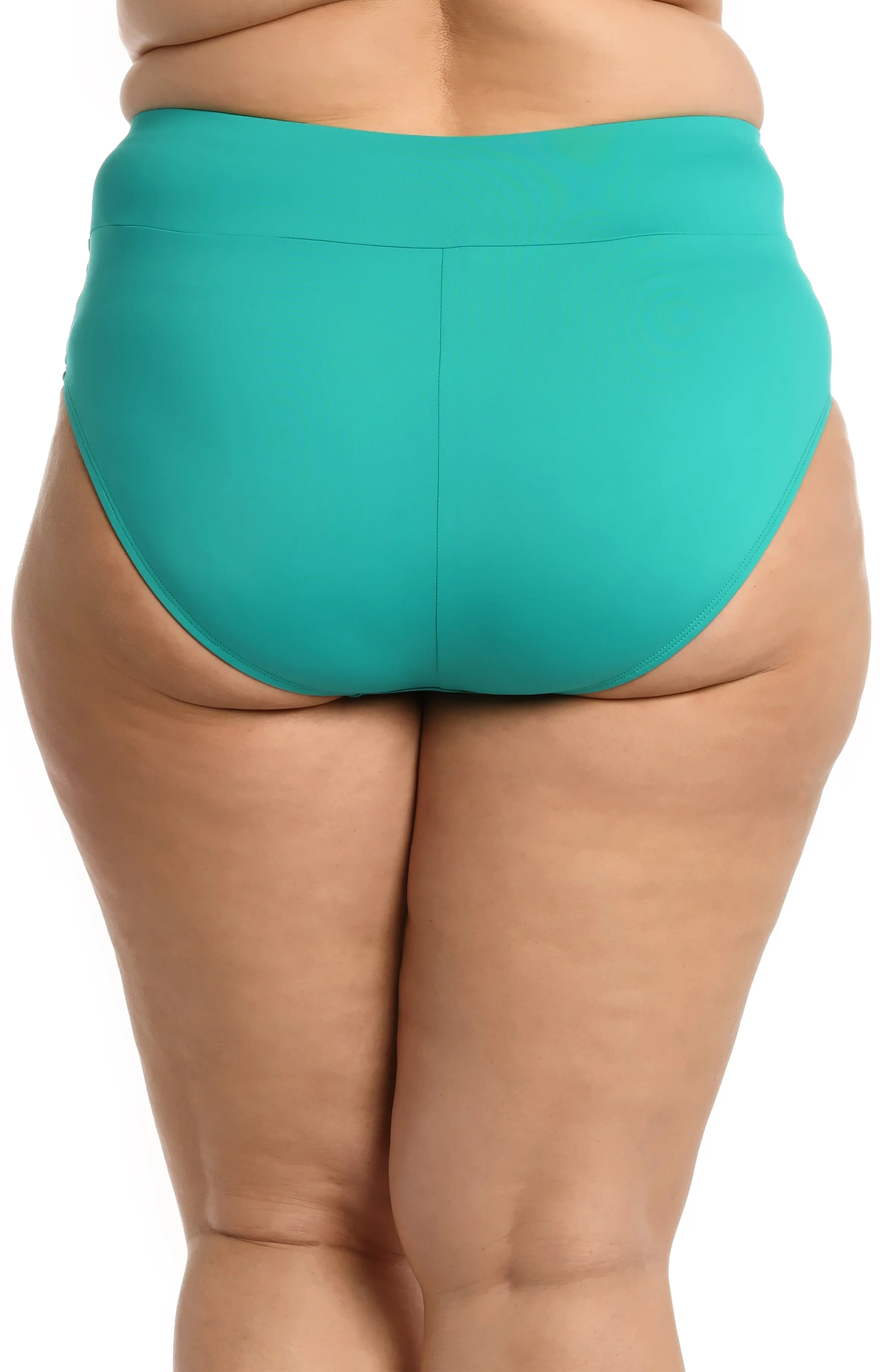 Island Goddess High-Waist Bottom - Emerald - FINAL SALE