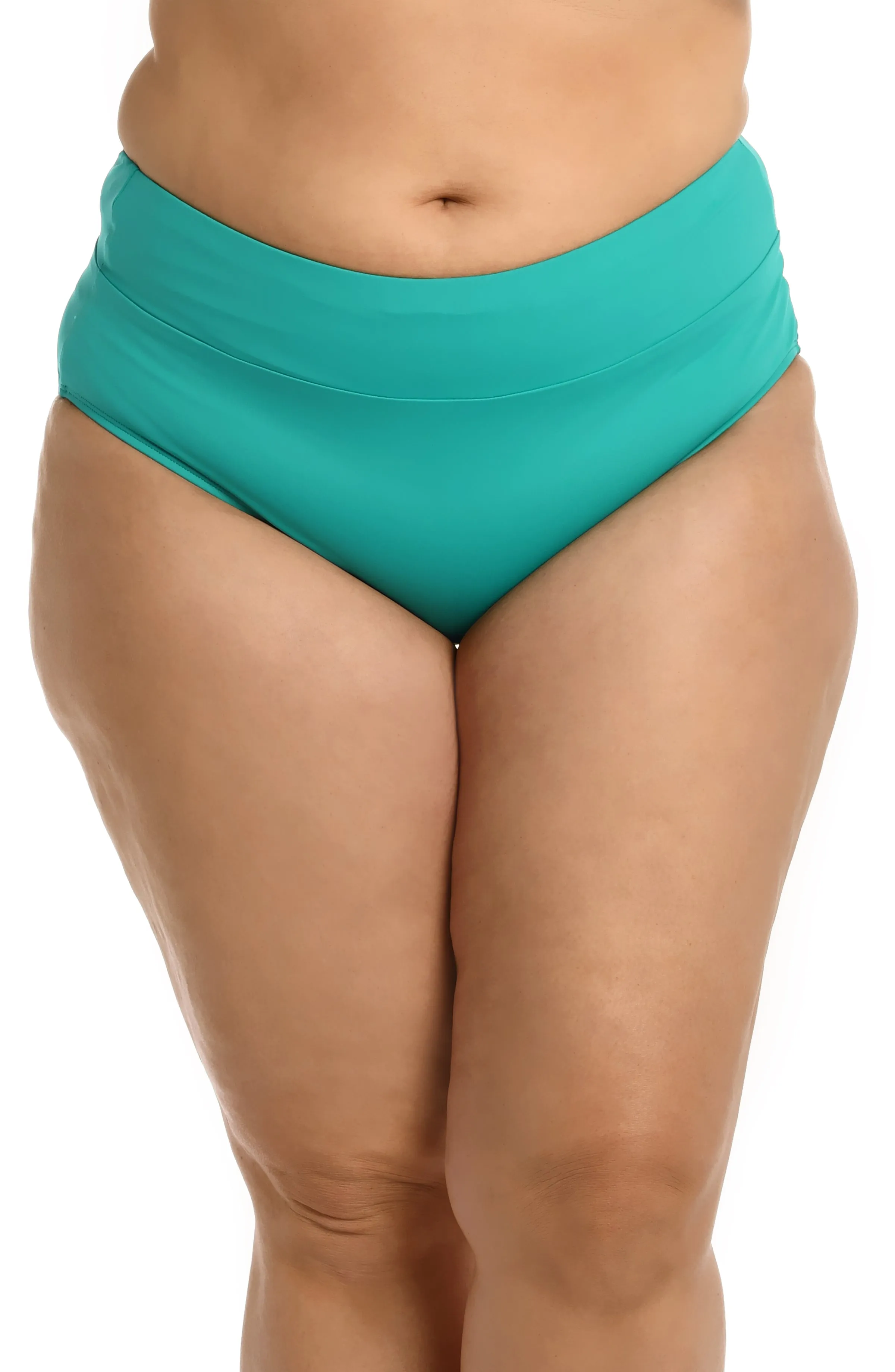 Island Goddess High-Waist Bottom - Emerald - FINAL SALE