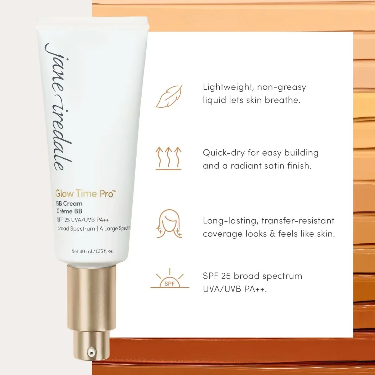 Jane Iredale | Glow Time Pro BB Cream SPF25 40ml