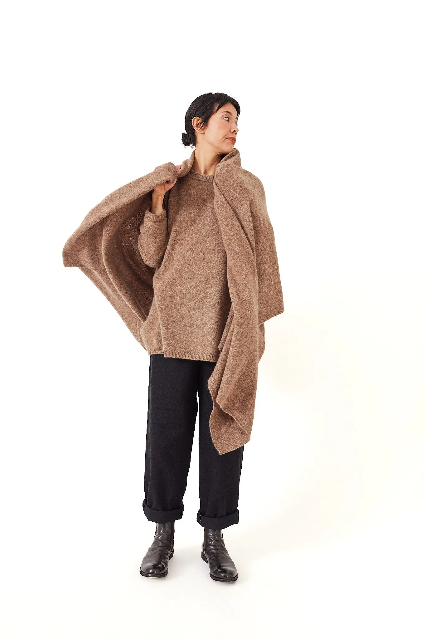 Kaval - Blanket Stole - Cashmere Sable