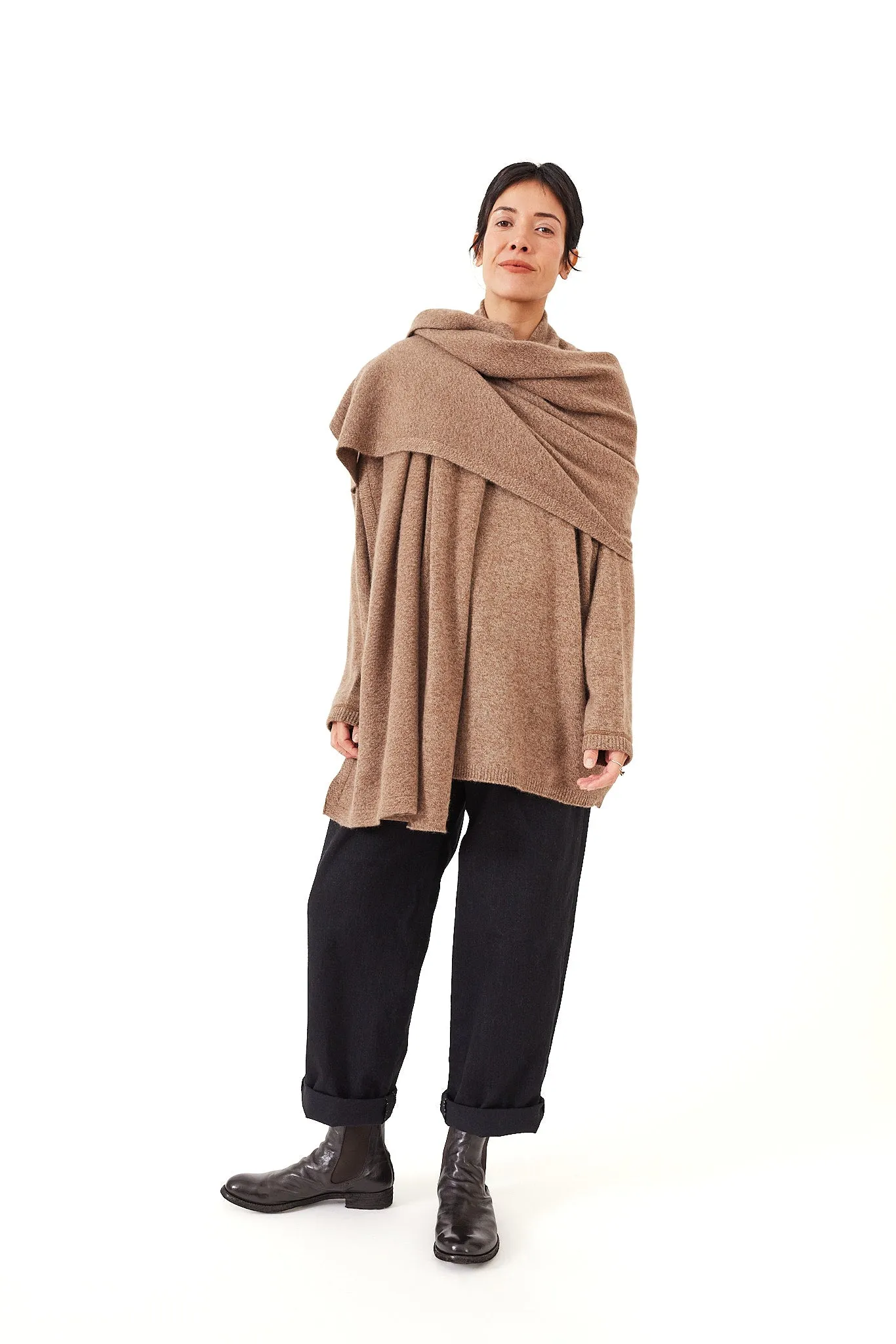 Kaval - Blanket Stole - Cashmere Sable