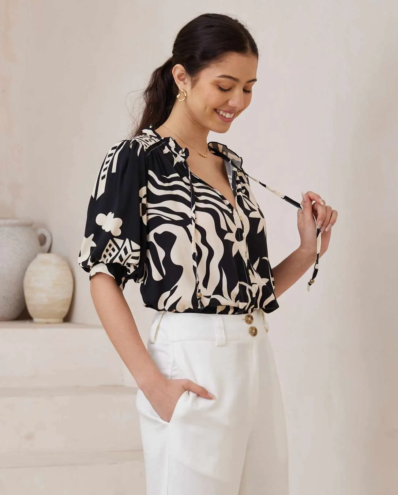 Kelsie Bohemian Blouse - Cruella