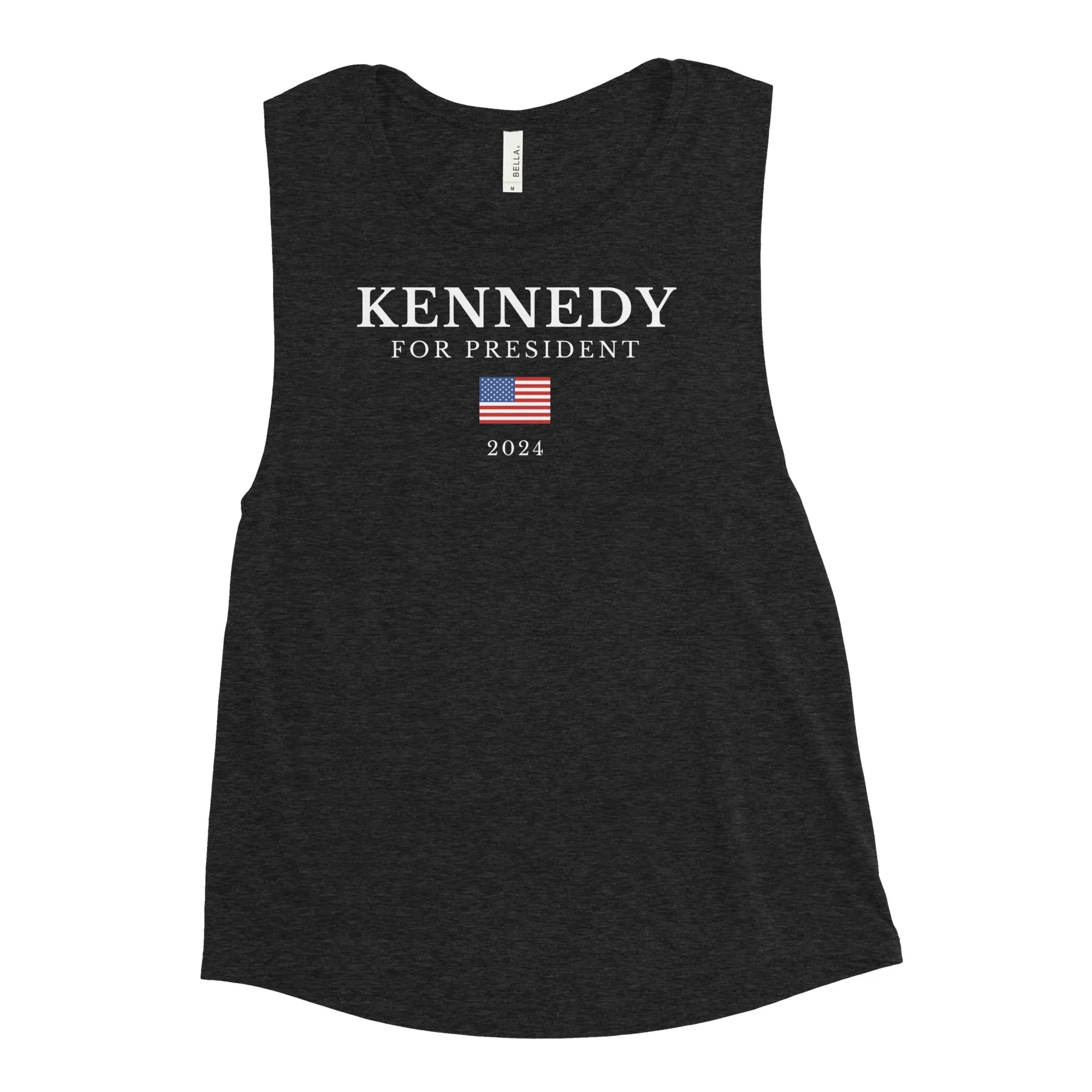 Kennedy for President Flag Women's Muscle Tank