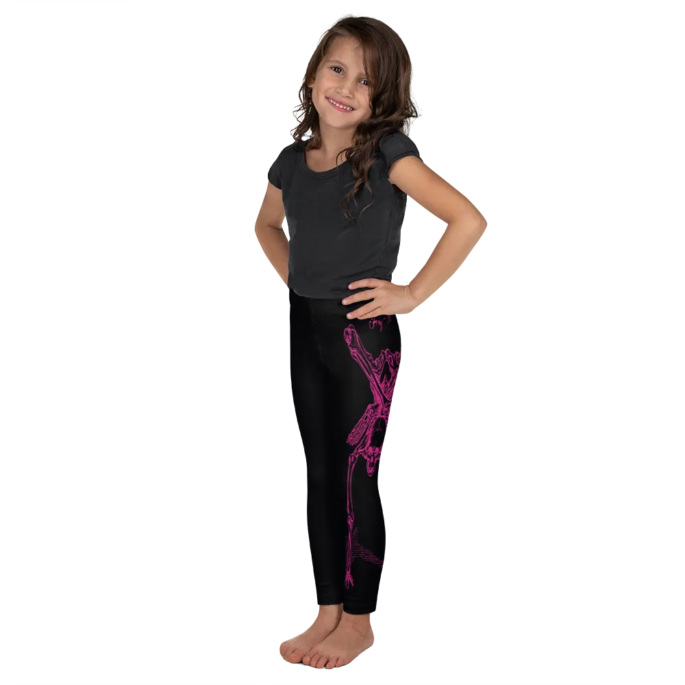 Kids CONTORTURE Leggings: Hot Pink