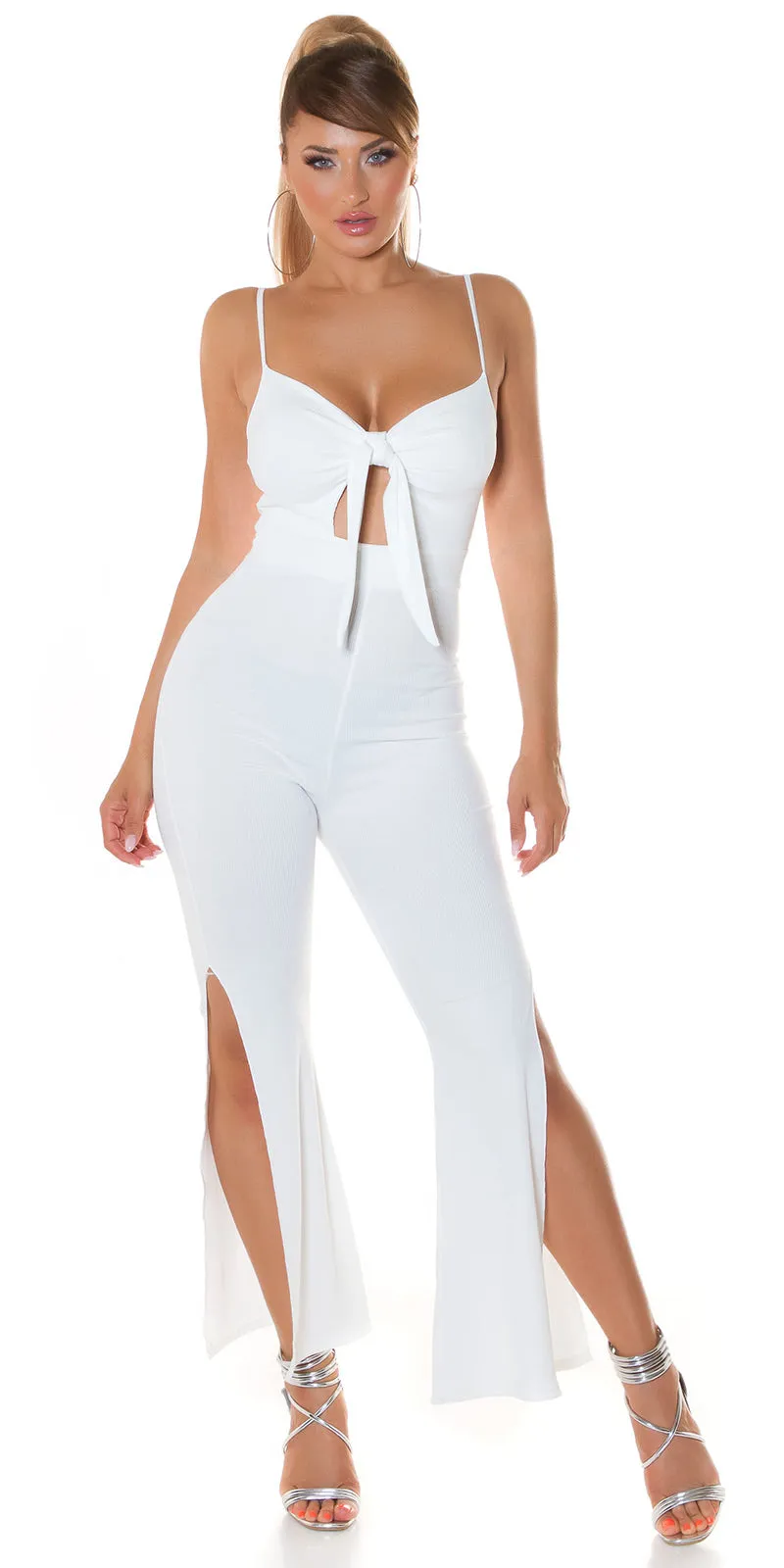 Koucla Fashion Jumpsuit With Leg Slit