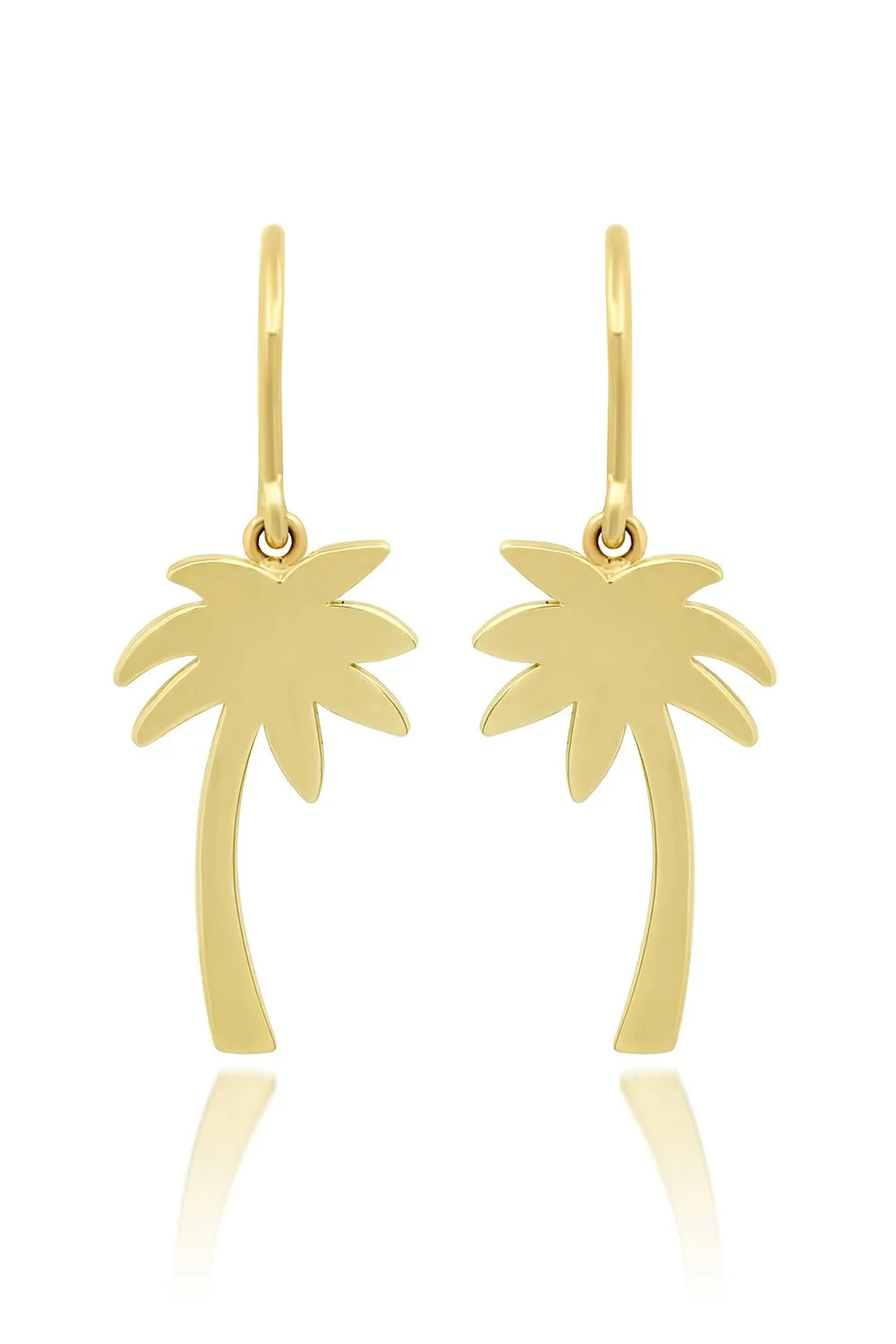 Large Palm Tree Earrings