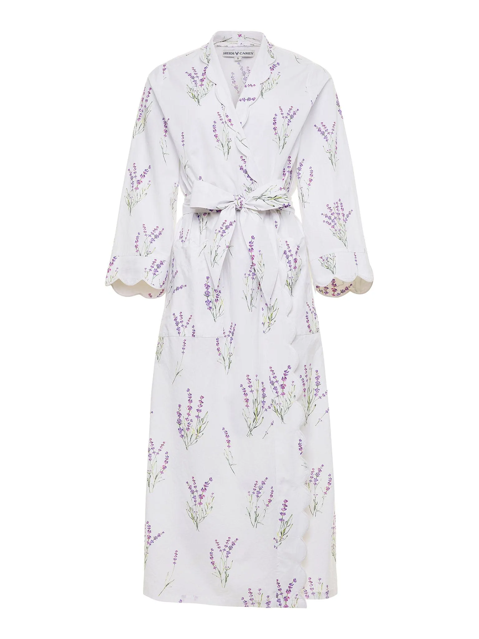 Lavender Print Classic Robe