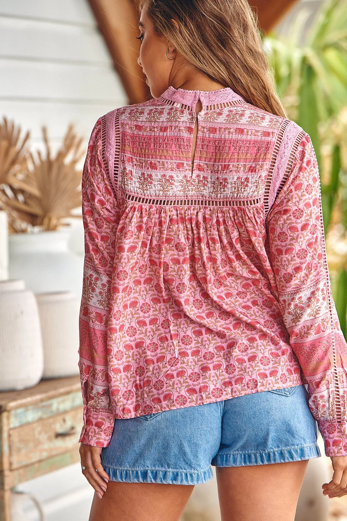 Leanne Blouse - Pink