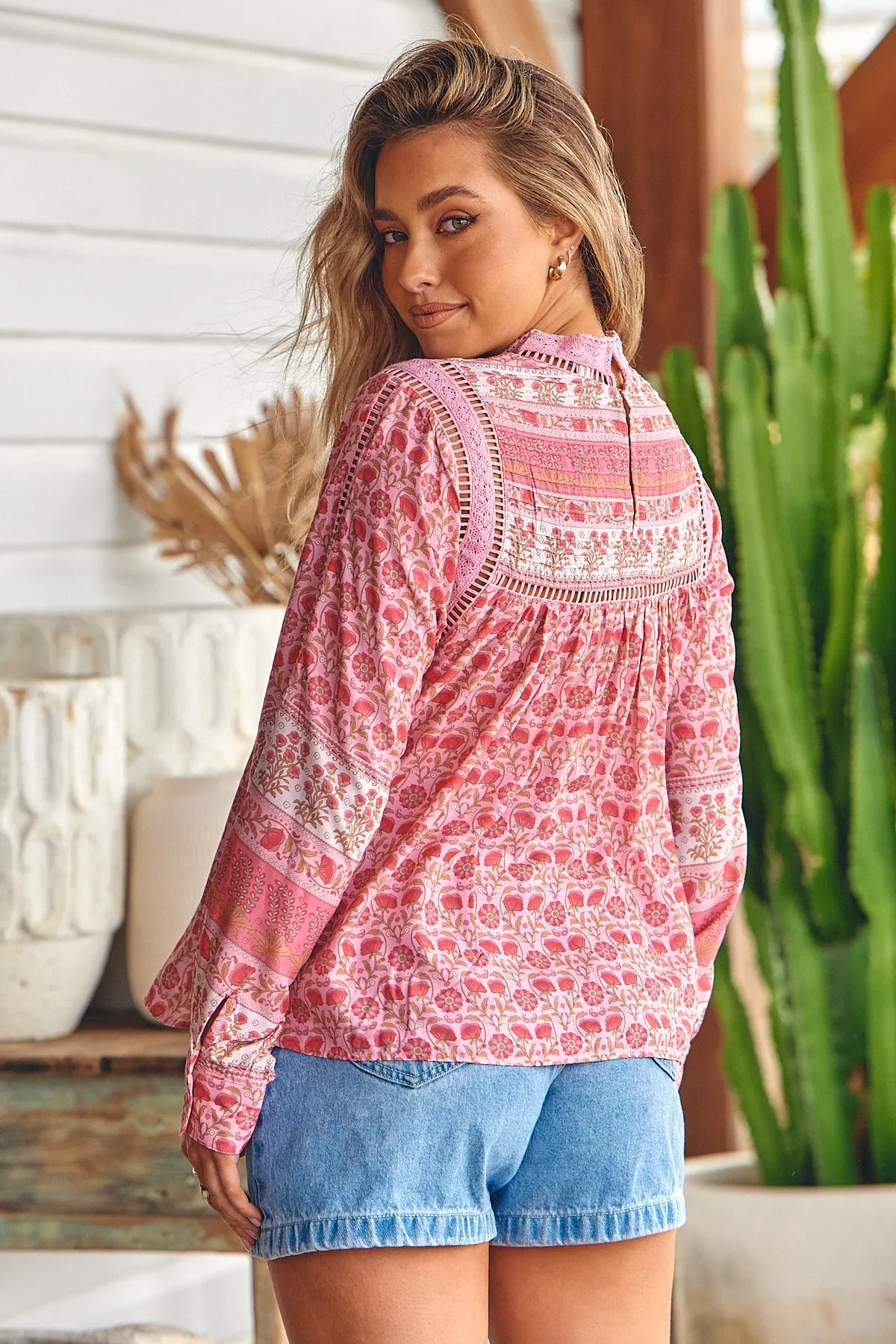 Leanne Blouse - Pink