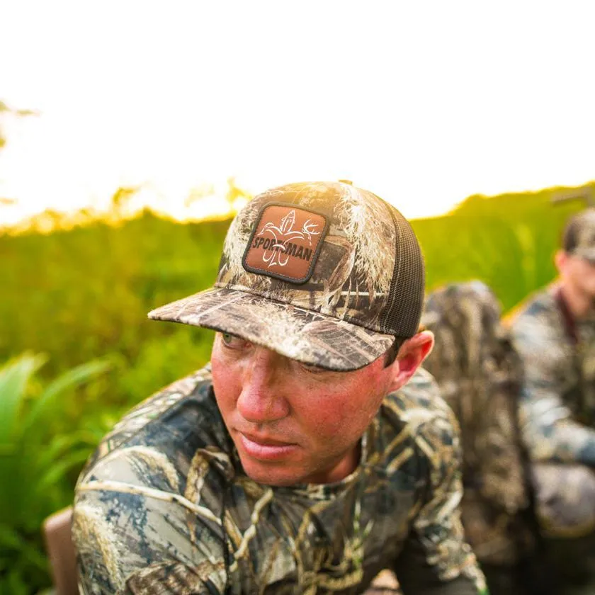 Logo Patch Snapback Camo Hunting Hat - Max 5/Buck