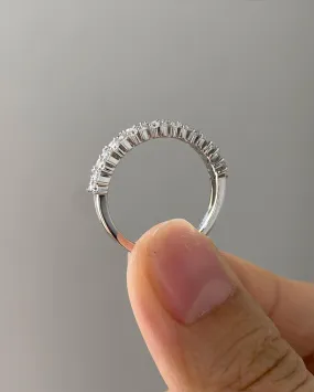 Marquise cut Diamond stacking matching Band