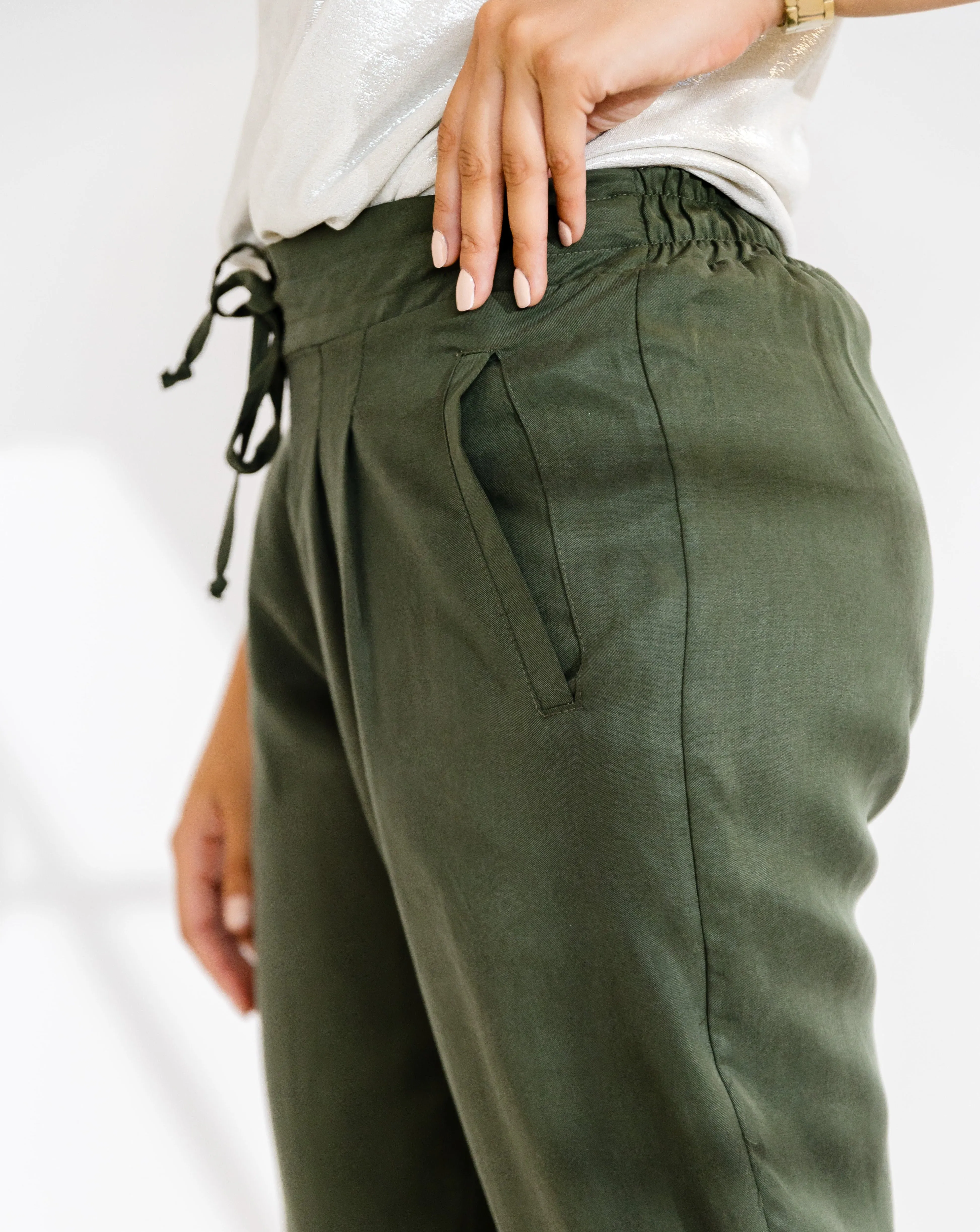 Maxine Jogger | Olive Green