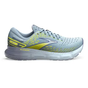 Men's Brooks Glycerin 20, Blue/Crown Blue/Sulphur, 7.5 D Medium