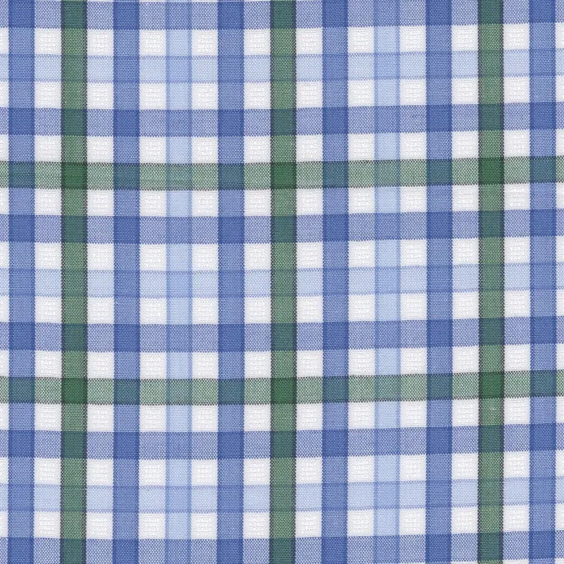 Micro Dobby Gingham - Grass