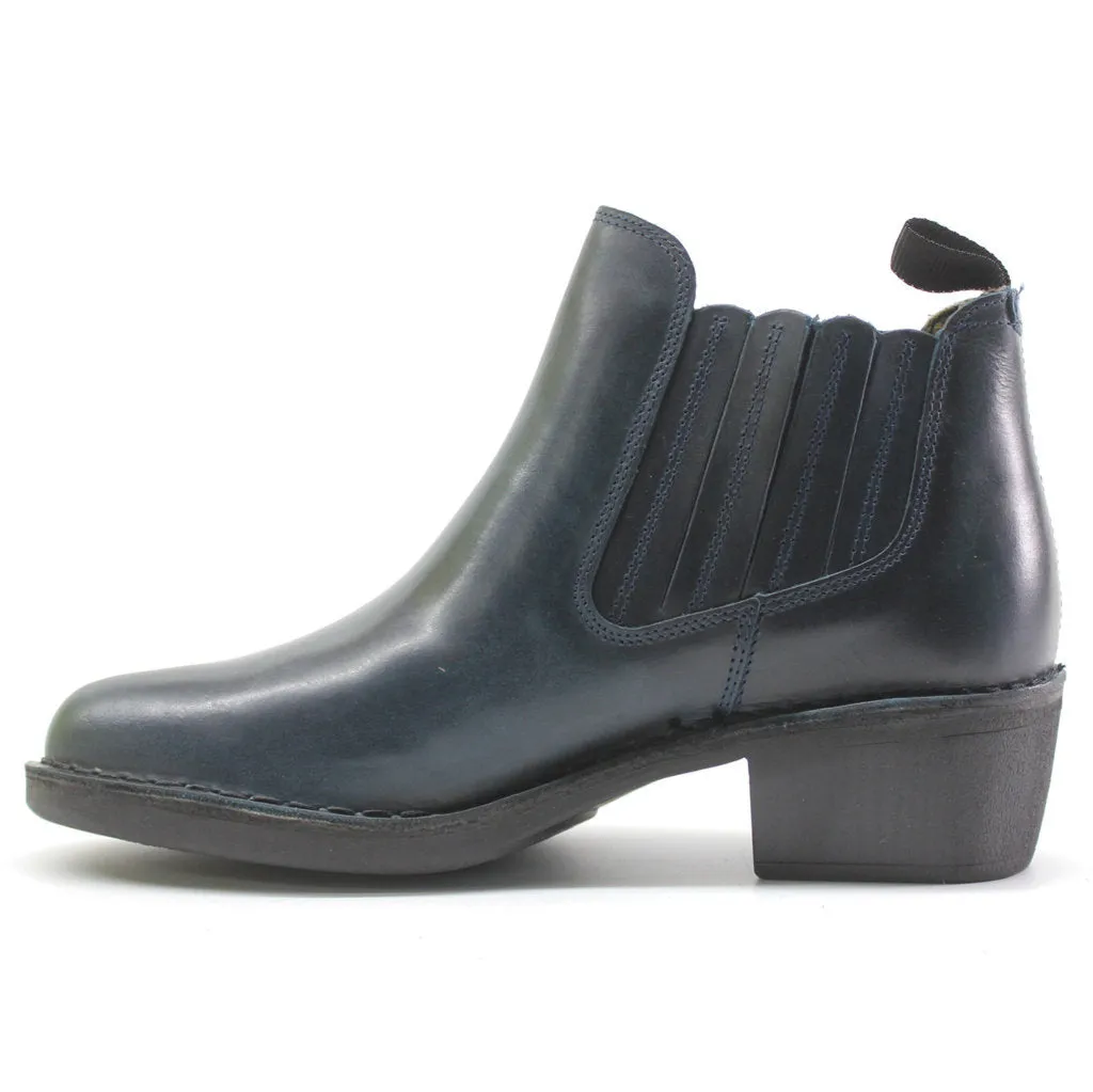 Moof103Fly Rug Leather Women's Chelsea Ankle Boots