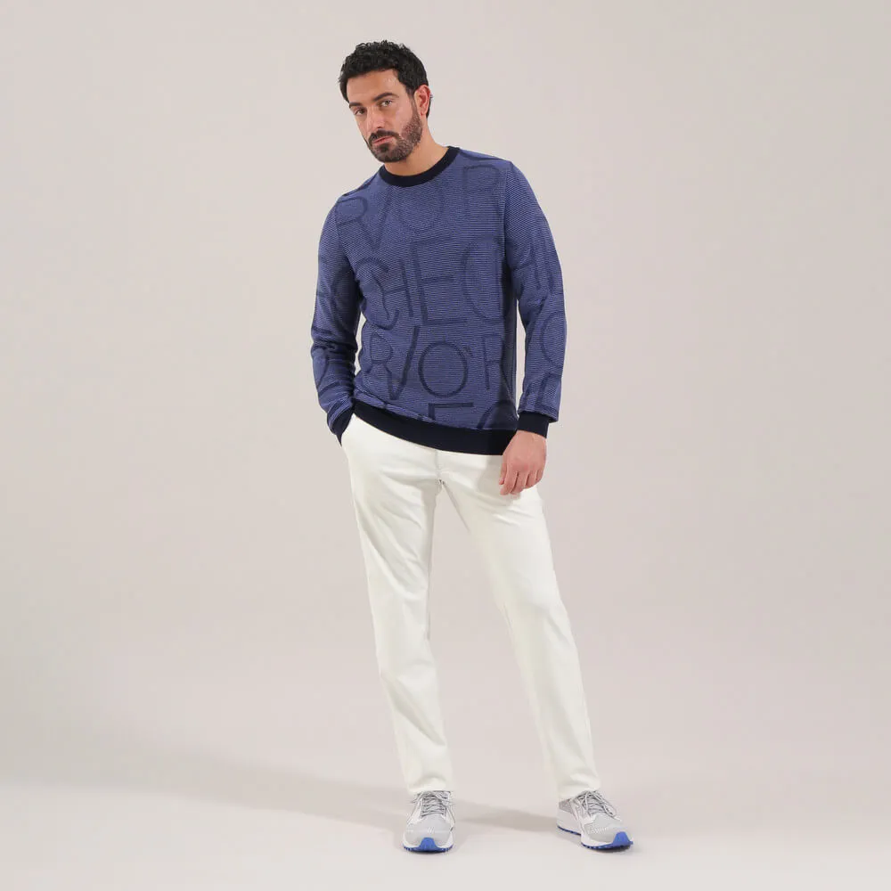 NATIVO | CHERVÒ PATTERN CREW NECK SWEATER