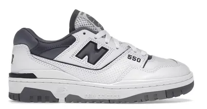 New Balance 550 White Grey Dark Grey