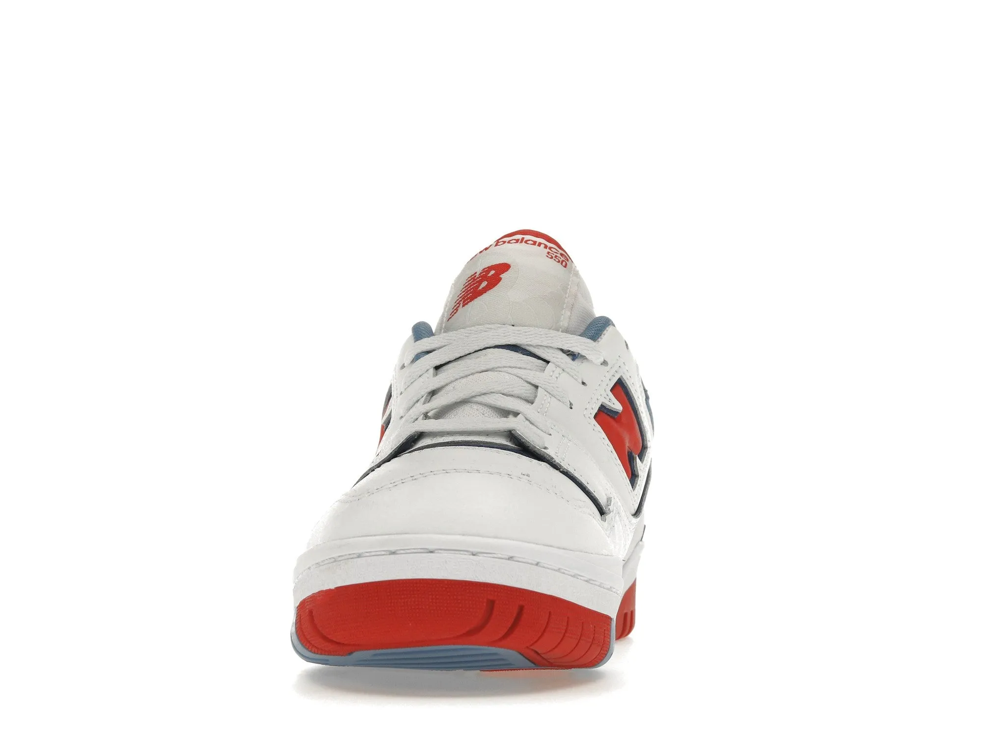 New Balance 550 White True Red Atlantic Blue