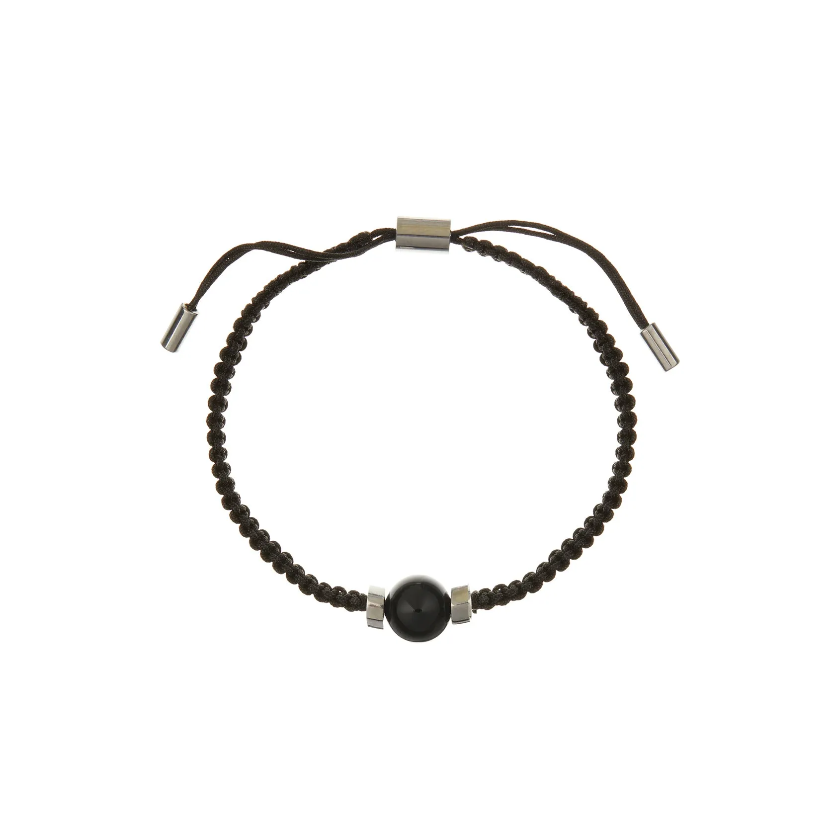 Onyx Bead & Cord Bracelet