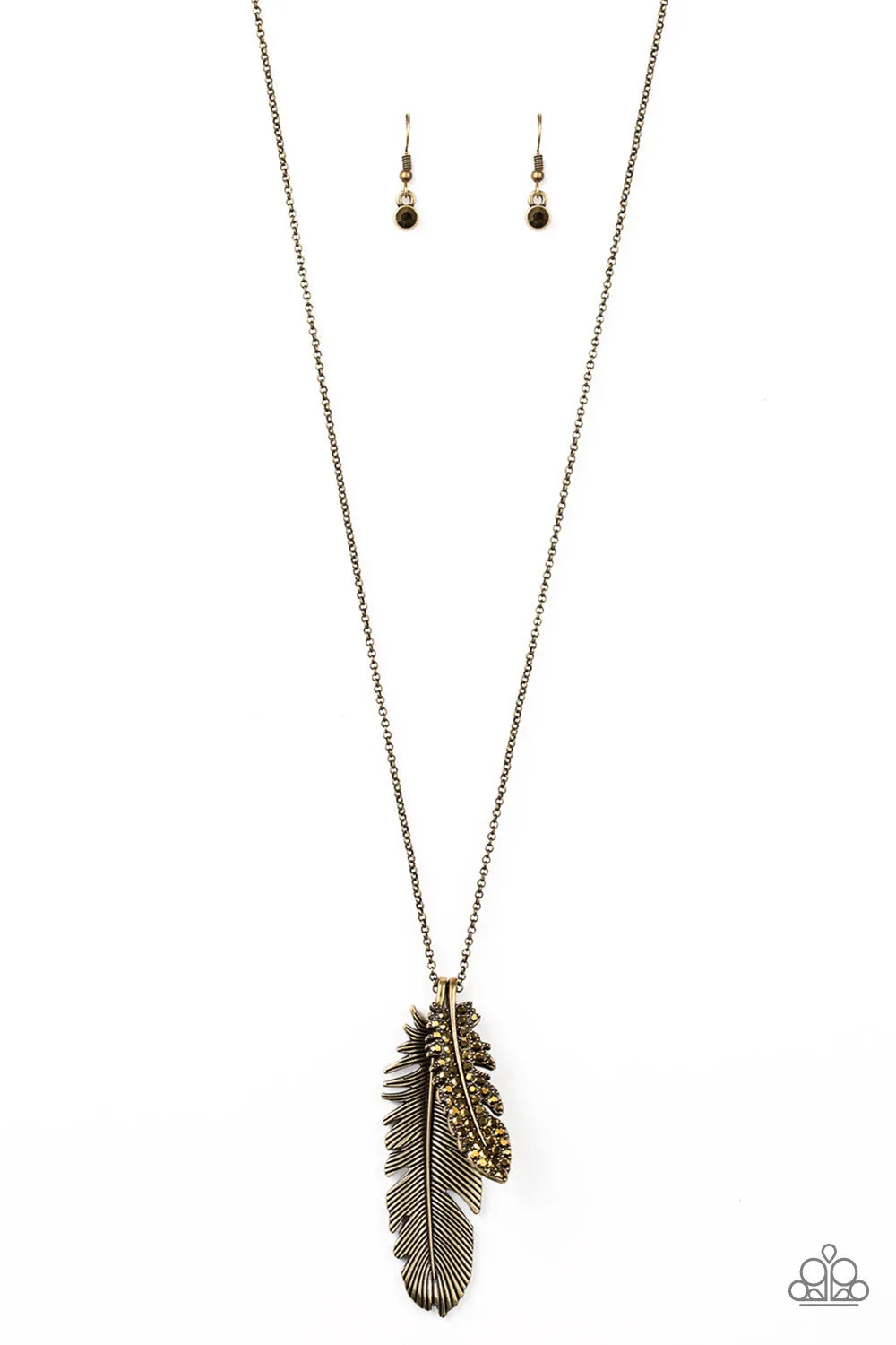 Paparazzi Own Free QUILL Brass Necklace Set