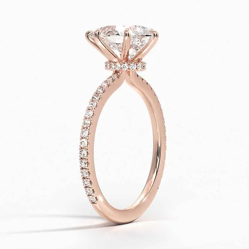 Pear Demi Diamond Engagement Ring [Setting Only] - EC110P