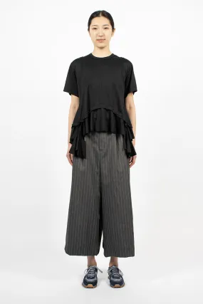 Pinstriped Pants Grey