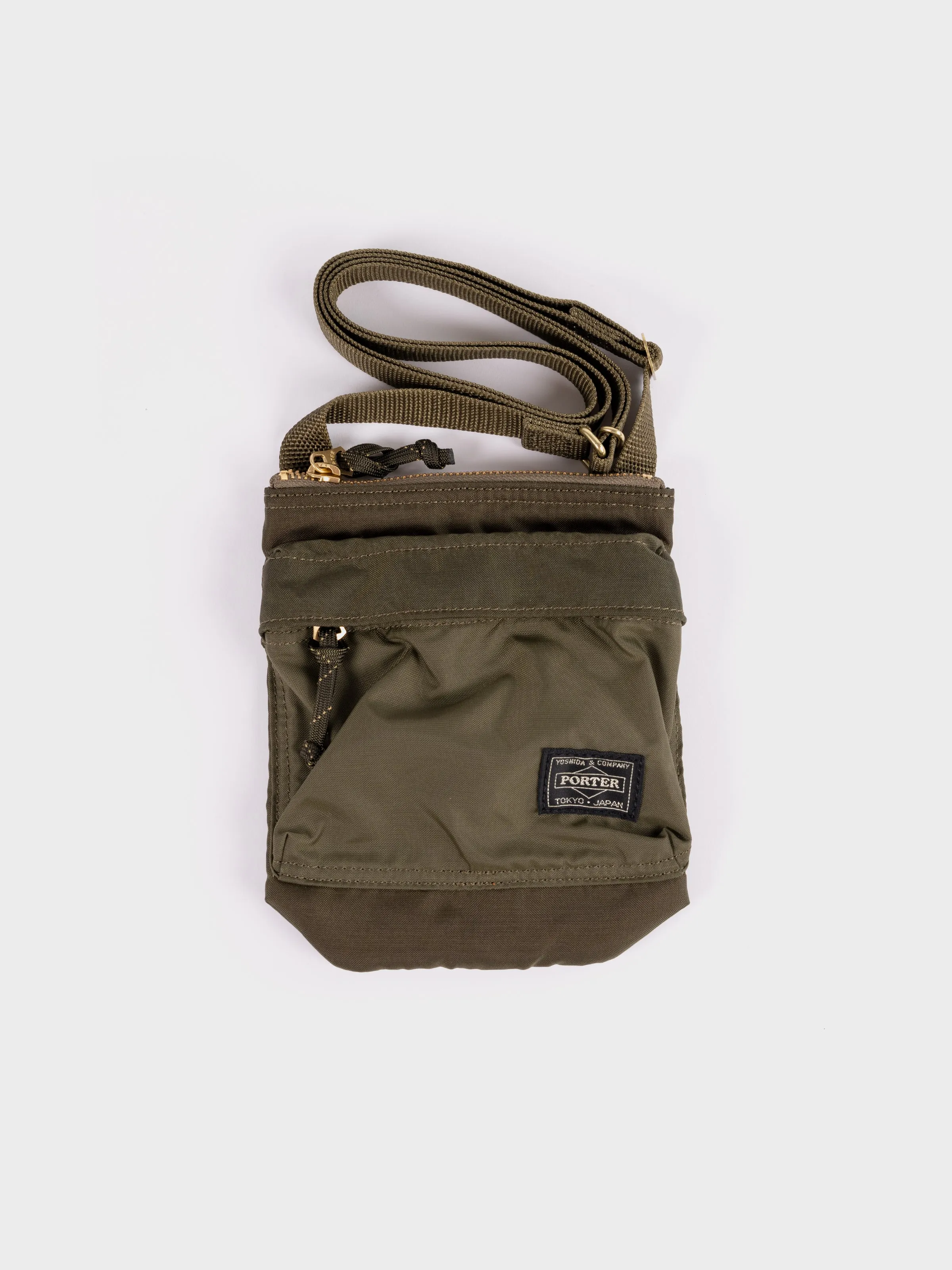 Porter-Yoshida & Co Force Shoulder Pouch - Drab Olive