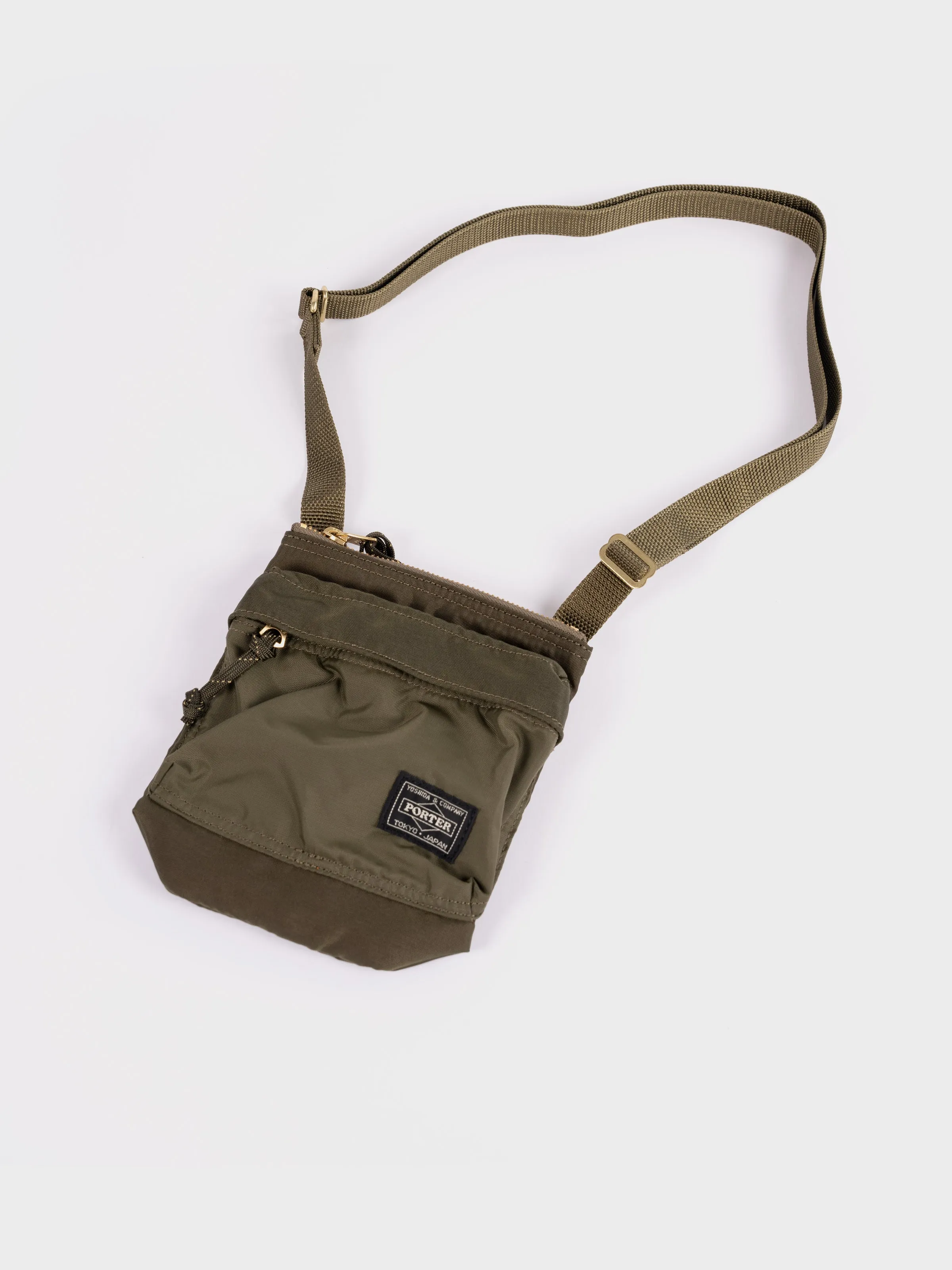 Porter-Yoshida & Co Force Shoulder Pouch - Drab Olive