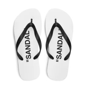 "PRODUCT" Series "SANDAL" Flip Flops White