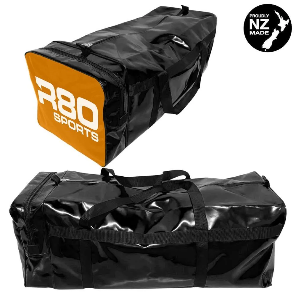 R80 Club Kit Colours Gear Bag Black with End Pocket