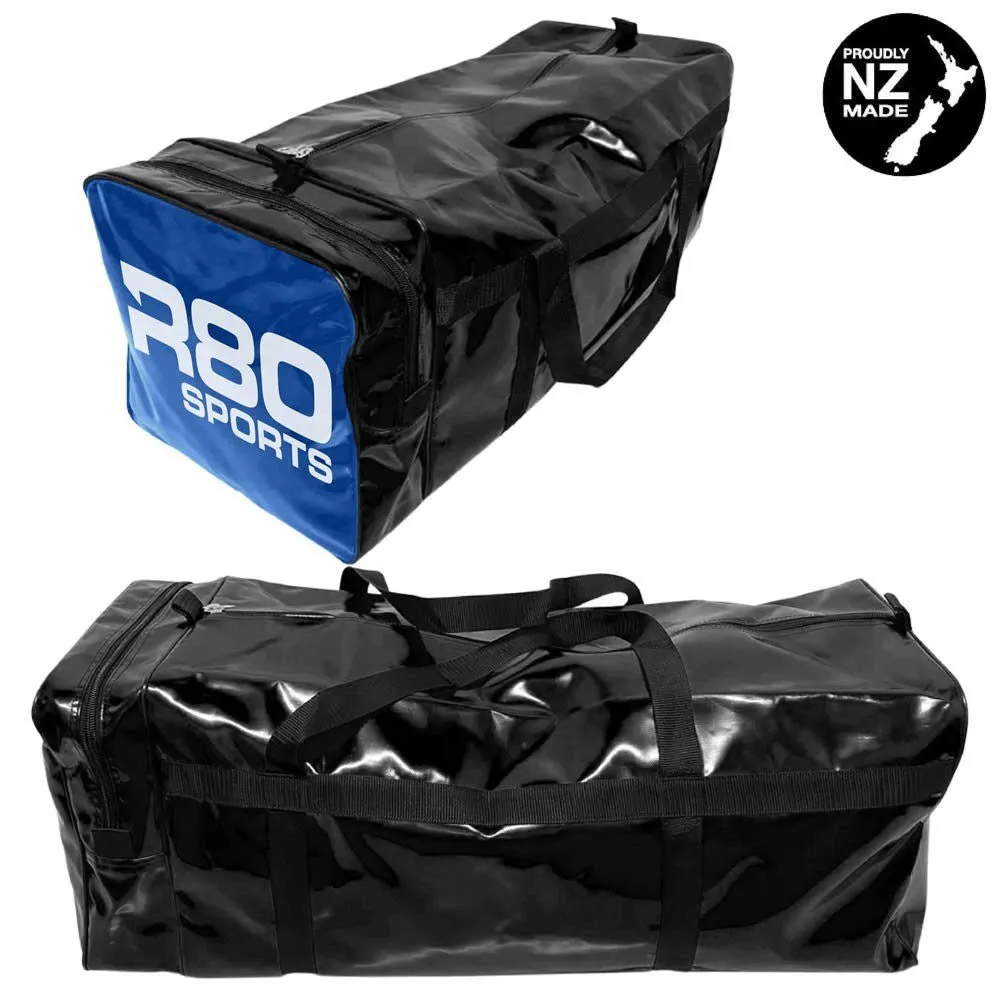 R80 Club Kit Colours Gear Bag Black with End Pocket