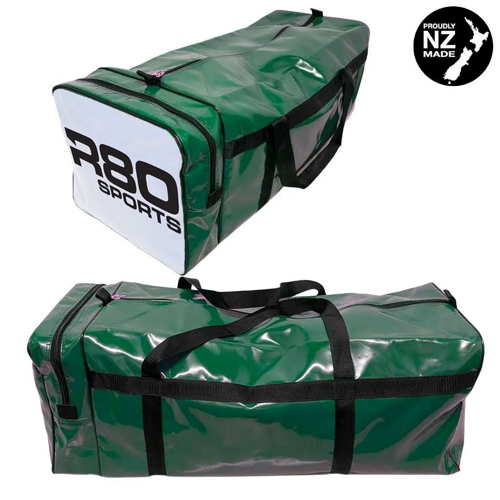 R80 Club Kit Colours Gear Bag Green with End Pocket