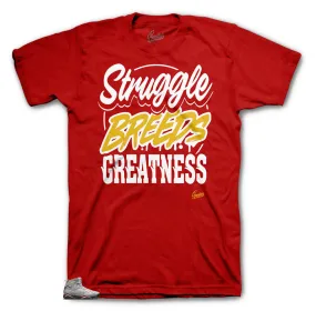 Retro 7 Reflective Shirt - Struggle Breeds - Cardinal