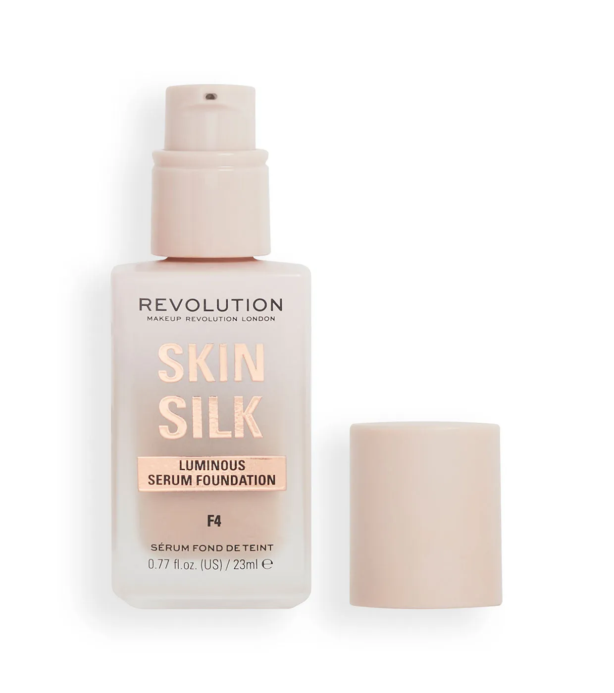 Revolution - Base de maquillaje Skin Silk Serum Foundation - F4