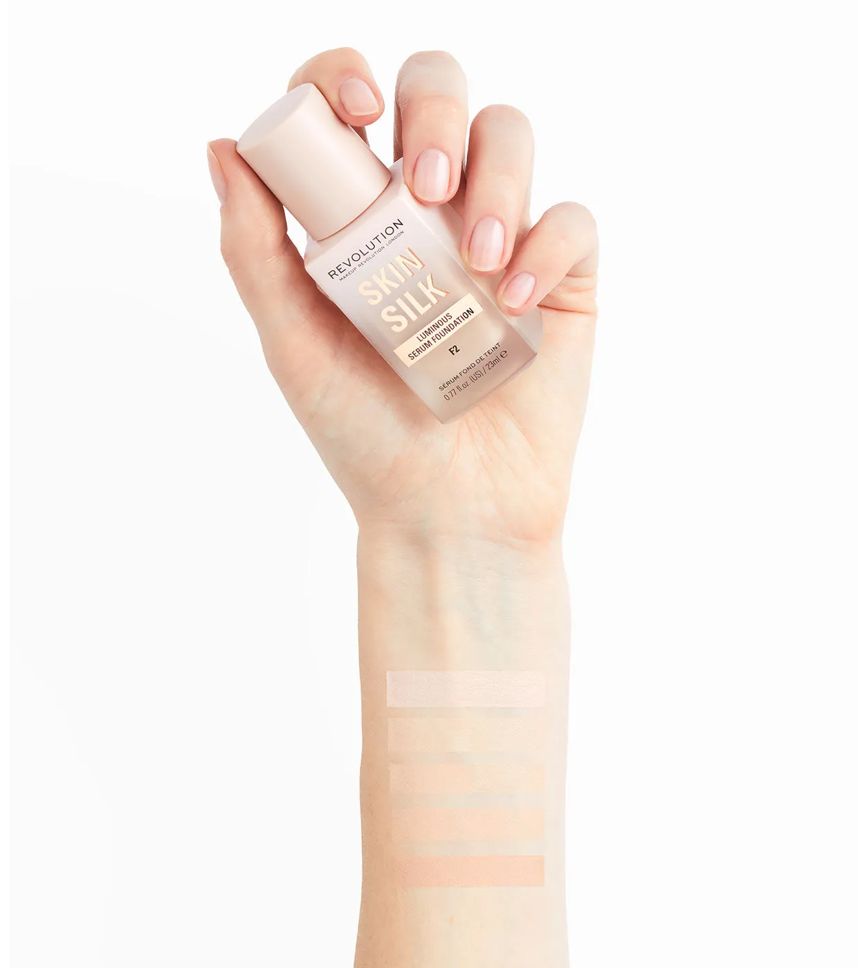 Revolution - Base de maquillaje Skin Silk Serum Foundation - F4