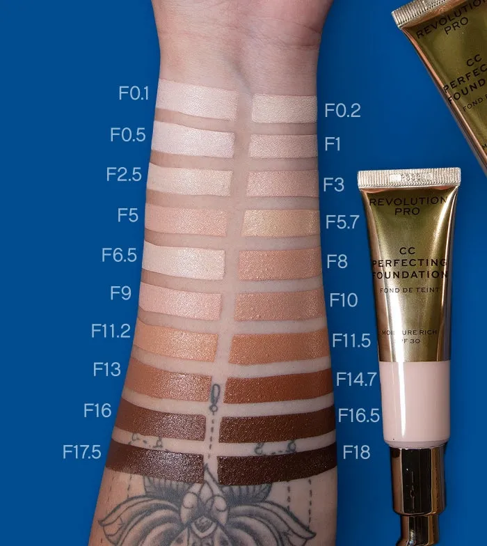 Revolution Pro - CC Cream Perfecting Foundation SPF 30 - F10