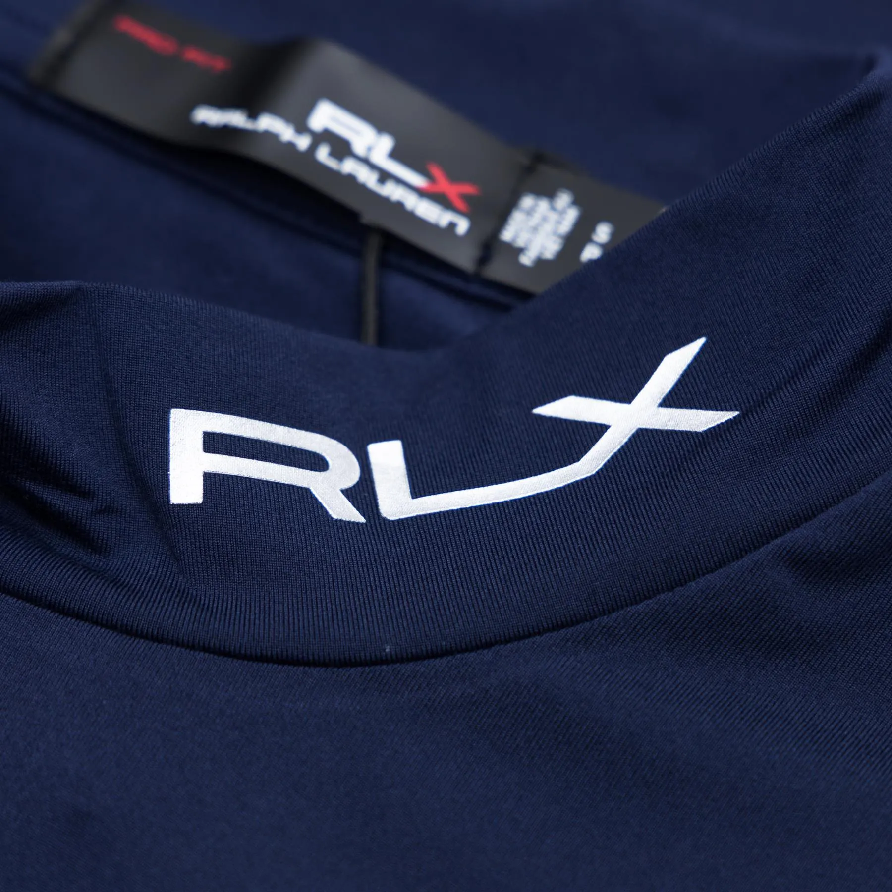 RLX Recycled Peached Airflow Long Sleeve Base Layer French Navy - AW23