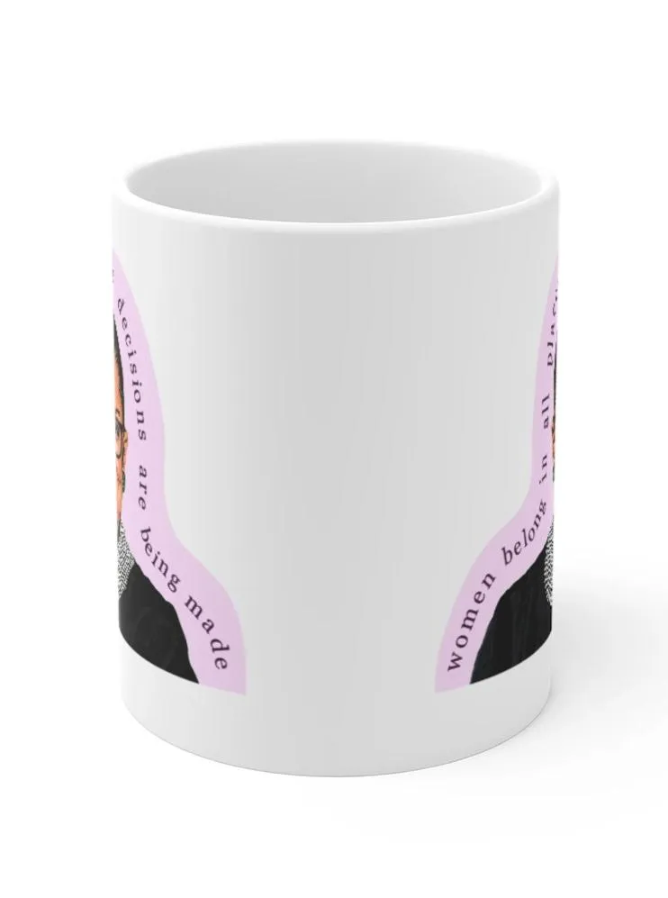 Ruth Bader Ginsburg Women's Rights Coffee Mug