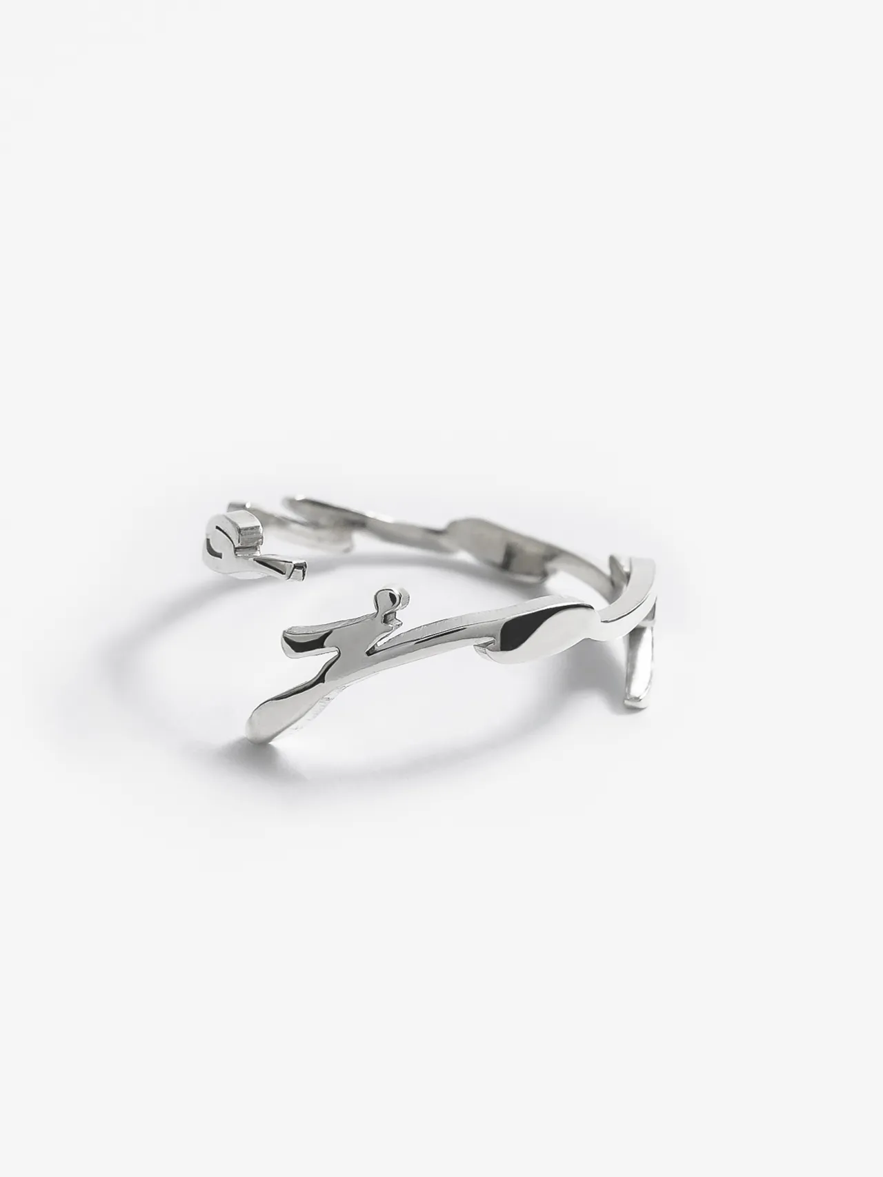 Script Band Ring