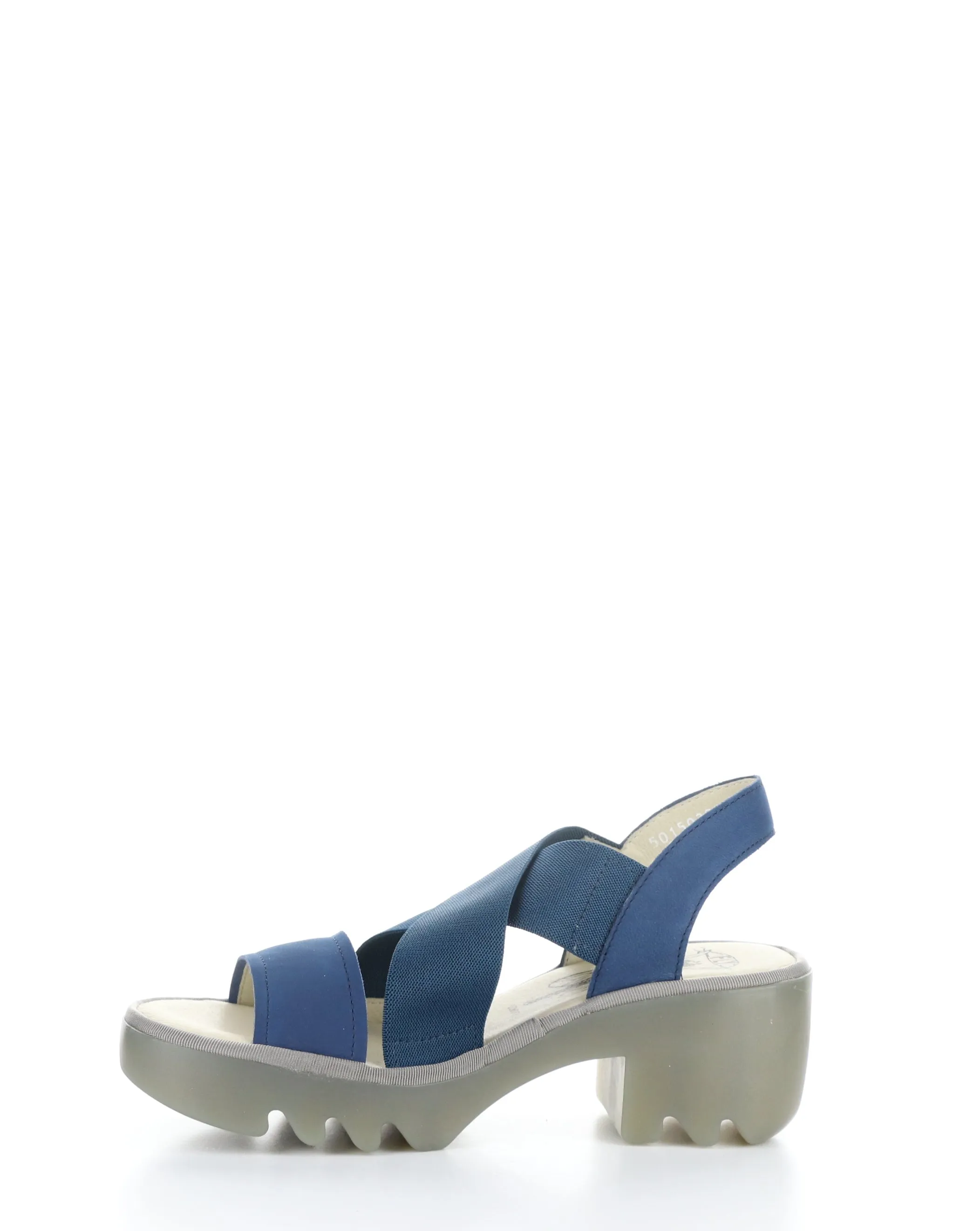 TAJI502FLY 002 BLUE Round Toe Sandals