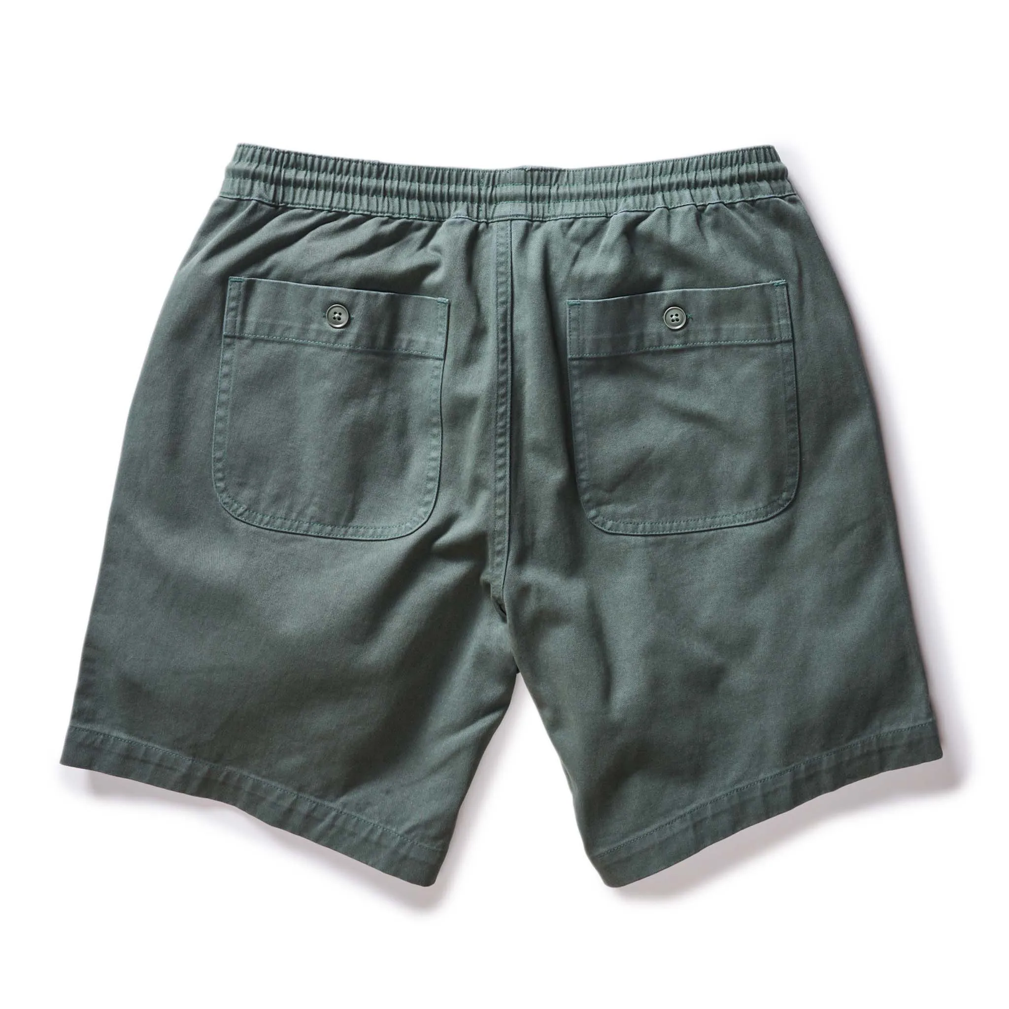 The Apres Short in Organic Deep Sea Foundation Twill