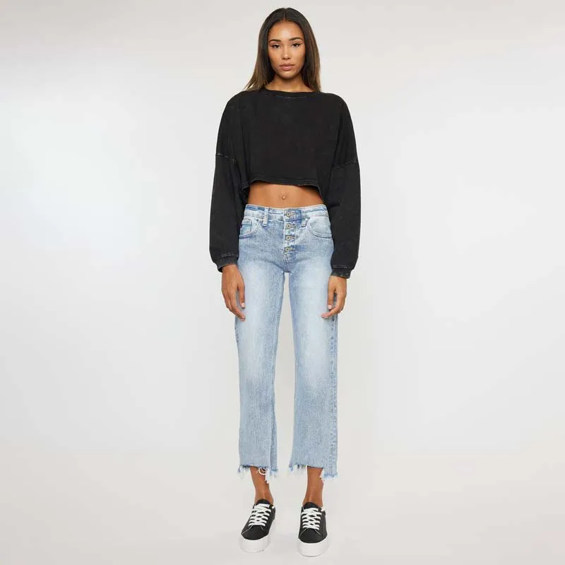 The Thelma High Rise Straight Jeans